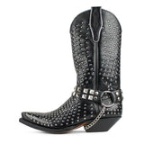5421 Cuervo Baly NegroVivo y Niquel - Sendra Boots