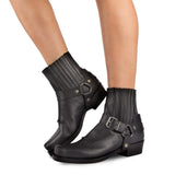 6445 58 Seta Pull Oil Negro - Sendra Boots