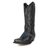 6821P CUERVO BARBADOS NEGRO CEPILLADO BARBADOS NEGRO CEPILLADO - Sendra Boots