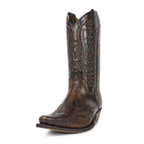 7013P MIMO PYTHON BARR.FL.ANTIC C-540-BRITNES MARRON - Sendra Boots