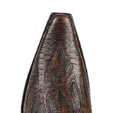 7013P MIMO PYTHON BARR.FL.ANTIC C-540-BRITNES MARRON - Sendra Boots