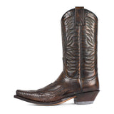 7013P MIMO PYTHON BARR.FL.ANTIC C-540-BRITNES MARRON - Sendra Boots