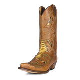 7428P CUERVO EVOLUTION TANG PITÓN ROJO - Sendra Boots