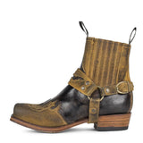 7811 BLUES BARBADOS QUERCIA CEPILLADO SERR.CAMELLO USA.NEGRO - Sendra Boots