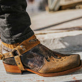 7811 BLUES BARBADOS QUERCIA CEPILLADO SERR.CAMELLO USA.NEGRO - Sendra Boots