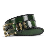 8563 CINTURONES DENVER VERDE ORO VIEJO - Sendra Boots