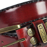 8563 CINTURONES FLORA ROJO ORO VIEJO - Sendra Boots