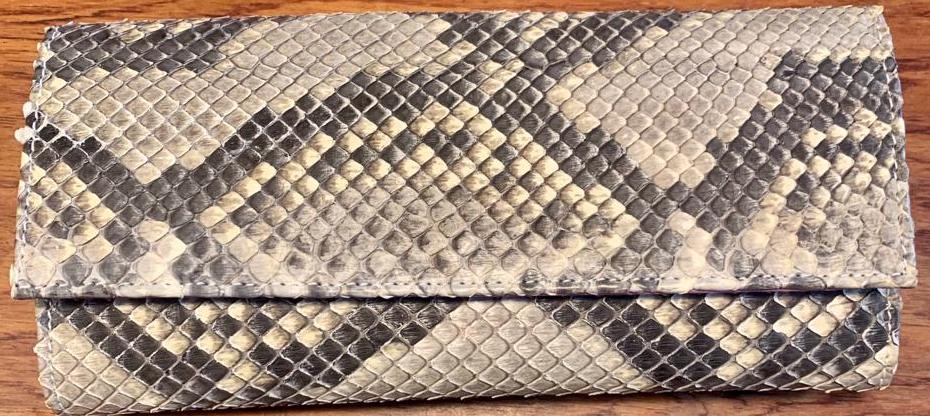 Cartera de Piton Original Color Natural WD-1564 main image 1