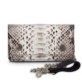 CARTERA PITON BARRIGA WHITE/BLACK - Sendra Boots