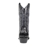 Texas Caiman Tail Negro - Sendra Boots