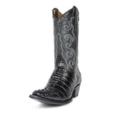 Texas Caiman Tail Negro - Sendra Boots