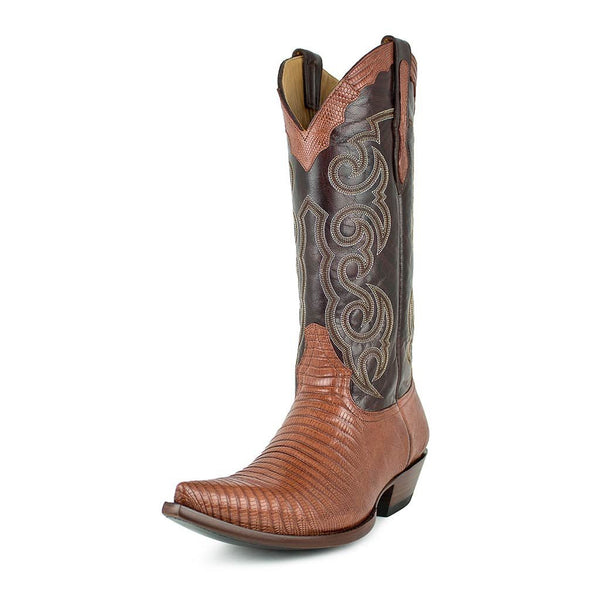 Texas Lizard Tejus Peanut - Sendra Boots