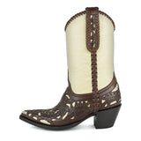 Wyomin Sillero Hueso/Chocolate - Sendra Boots