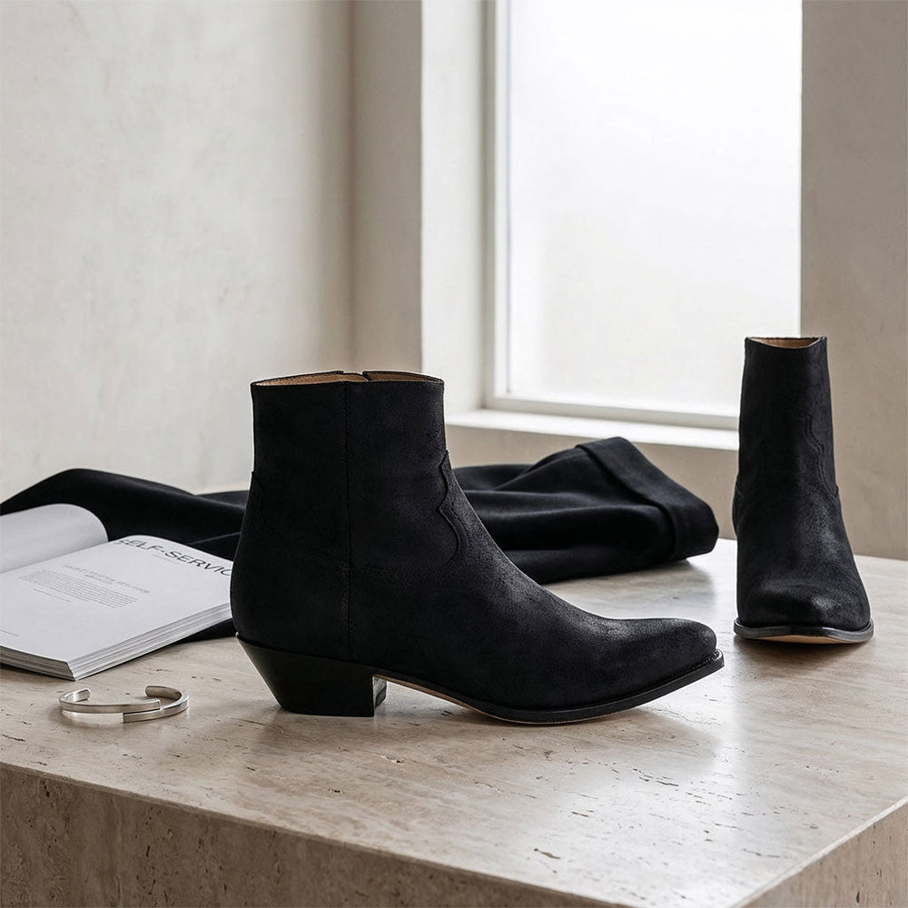 13659 KANSAS WAXY COMMANDER NEGRO – Sendra Boots