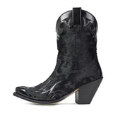 17448SD1 LULA FLORA NEGRO PELO ACID NEGRO - Sendra Boots