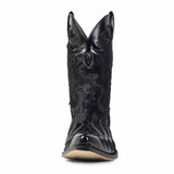 17448SD1 LULA FLORA NEGRO PELO ACID NEGRO - Sendra Boots