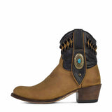 18820SD3 DEBORA - NL BRONCO COGNAC SALVAJE NEGRO - Sendra Boots