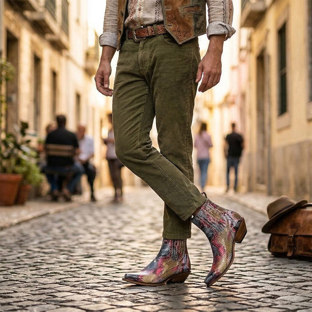 19175P LUCKY PITON A/N FANTASIA 7 ROJO/AZUL BRILLO – Sendra Boots