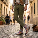 19175P LUCKY PITON A/N FANTASIA 7 ROJO/AZUL BRILLO - Sendra Boots