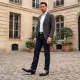 3241P CUERVO FLORA NEGRO PITON FLORA ANTIC NEGRO BRILLO - Sendra Boots