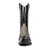 3241P CUERVO FLORA NEGRO PITON FLORA ANTIC NEGRO BRILLO - Sendra Boots