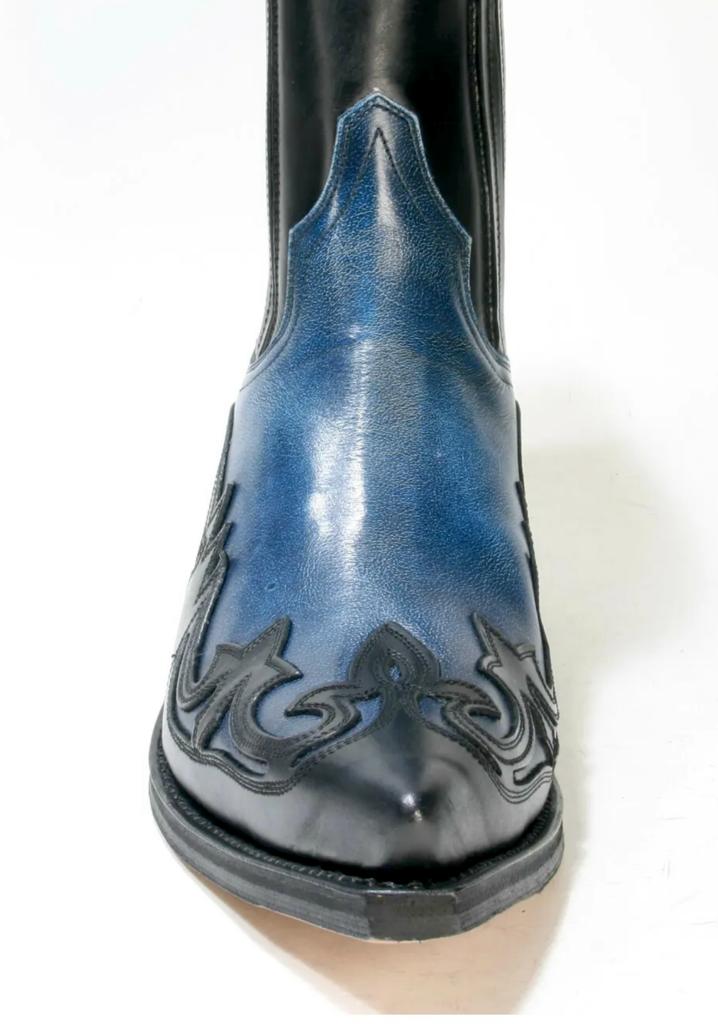 3242 Flora negro/ azul – Sendra Boots - Main Image