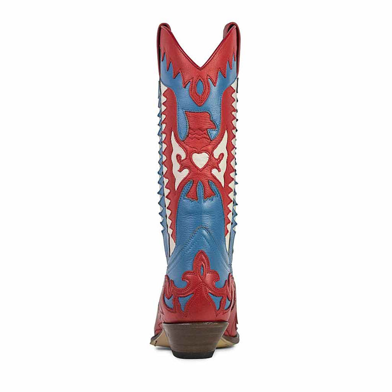 3840 CUERVO ATENEA ROJO SALVAJE BLUETE - Sendra Boots