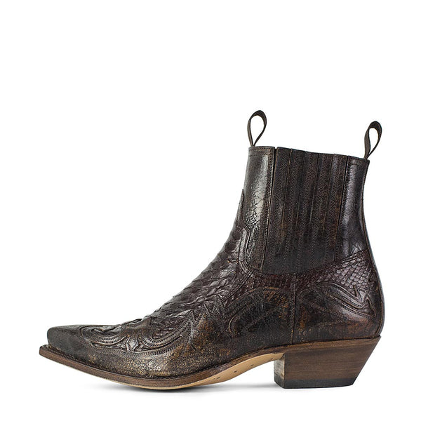 4660P CUERVO PITON BARR. FLORA NIGER – Sendra Boots