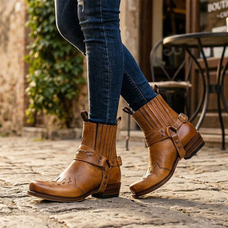 7811 BLUES FRISKO TEAK US.MARRON – Sendra Boots