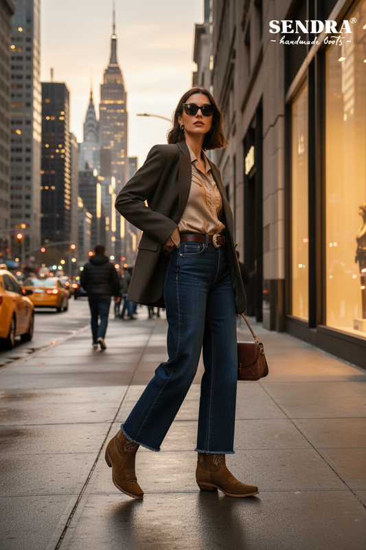 Banner móvil con fondo de Nueva York