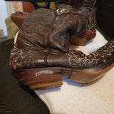 Bota bordados marrón talla 45 - Sendra Boots