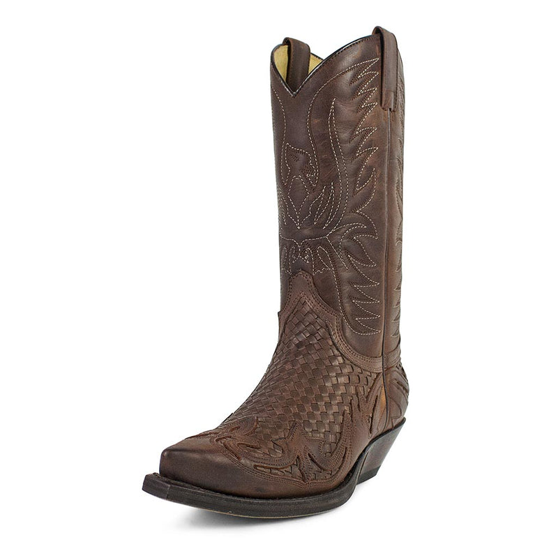 S049 3241 CUERVO MARRON TRENZADO - Sendra Boots