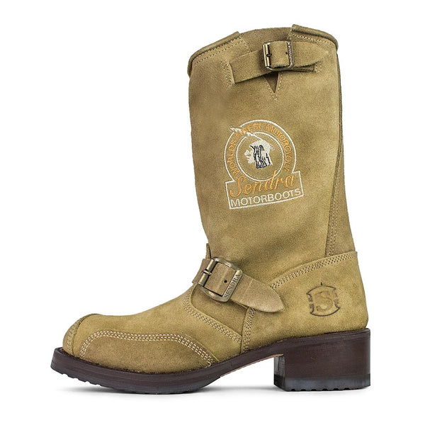 Brown Botas Biker Sendra S061_3565 SUEDE – Sendra Boots