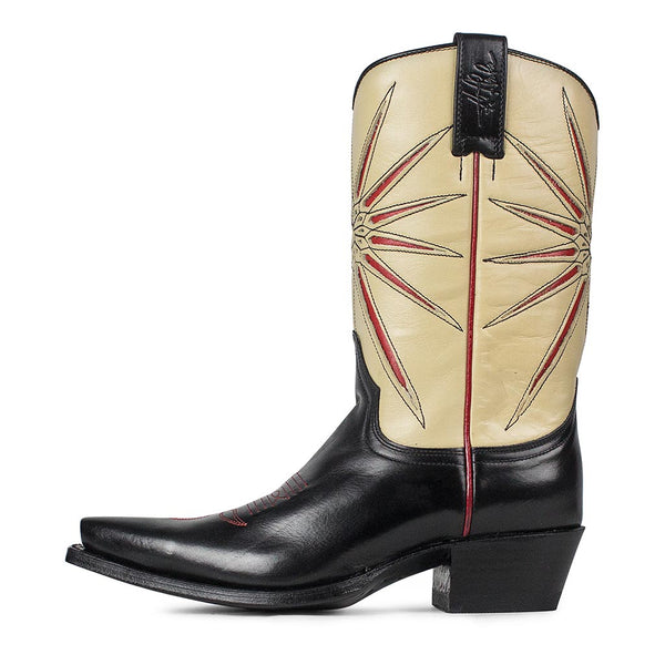 S94 3749 JUDY NEGRO BEIGE - Sendra Boots