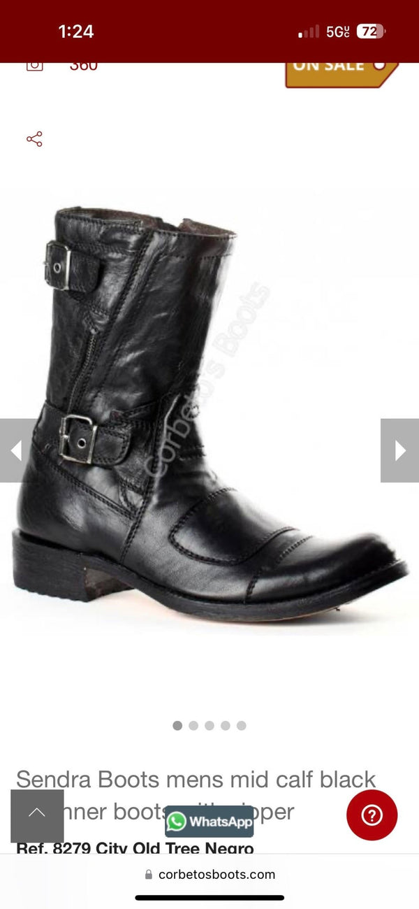 SPECIAL ORDER 8279 City Hurricane Negro Size 10.5 USA - Sendra Boots