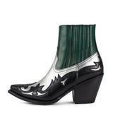 16598 LULA LAMINADO PLATA PINTO BOX VERDE PINTO - Sendra Boots