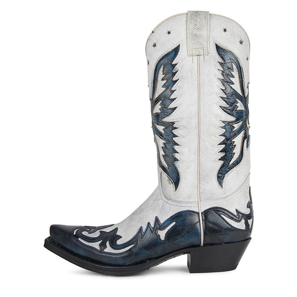 6885 CUERVO BARBADOS BLANCO BORRON NEGRO - Sendra Boots