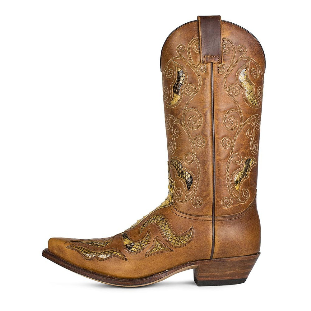 7428P CUERVO EVOLUTION TANG PITÓN ROJO – Sendra Boots