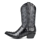 Texas Caiman Tail Negro - Sendra Boots