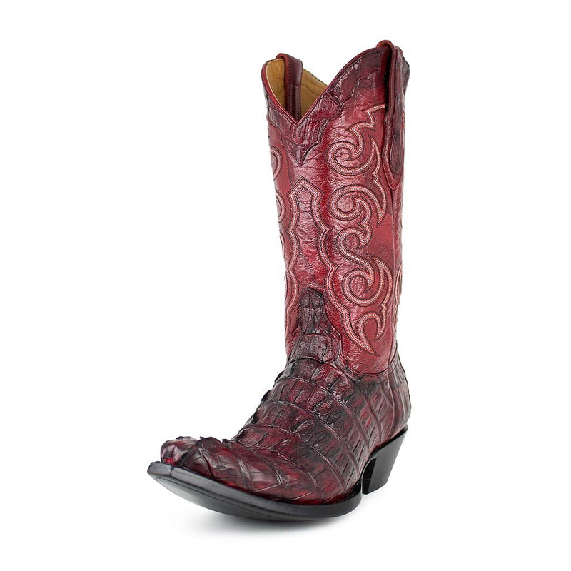 Texas Caiman Tail Rojo - Sendra Boots