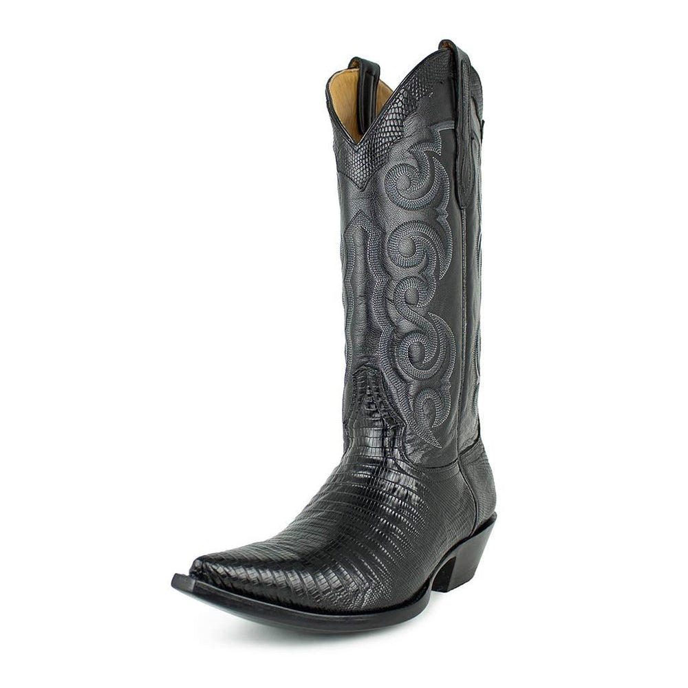 スカジャン ブラック サテン LOS INJOGERNABLES Texas Lizard Tejus Negro – Sendra Boots